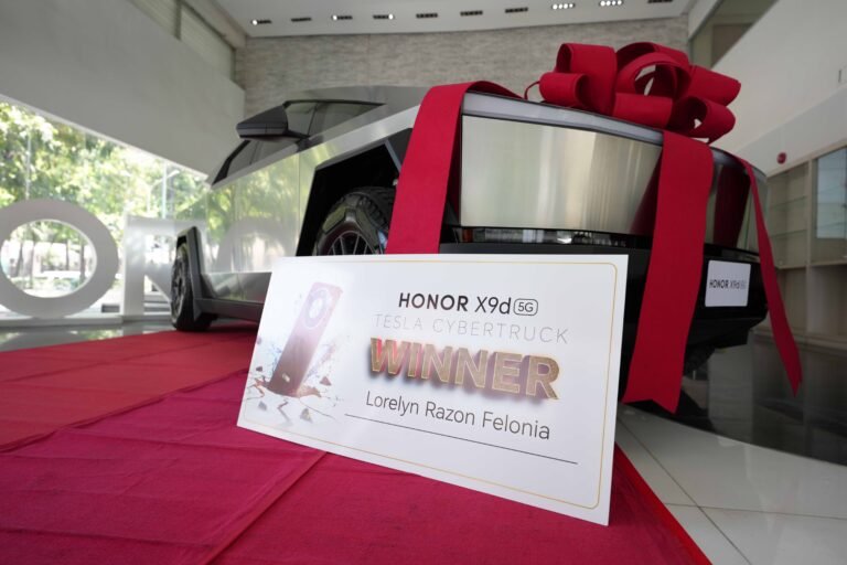 HONOR awards Tesla Cybertruck to X9d 5G promo winner in PH