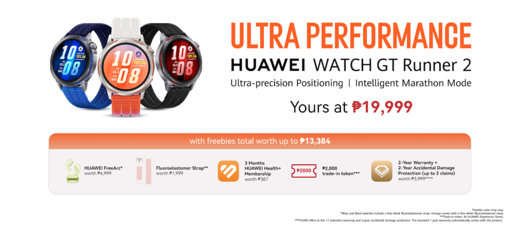 HUAWEI WATCH GT Runner 2 now available in the Philippines for Php 19,999