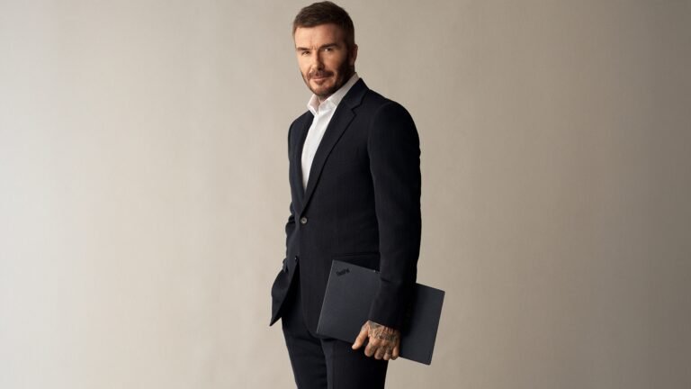 Lenovo partners with David Beckham to advance AI innovation in global football
