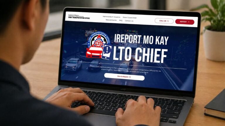 How to Use LTO “i-Report Mo Kay Chief” Online: Step-by-Step Guide to Report Traffic Violations