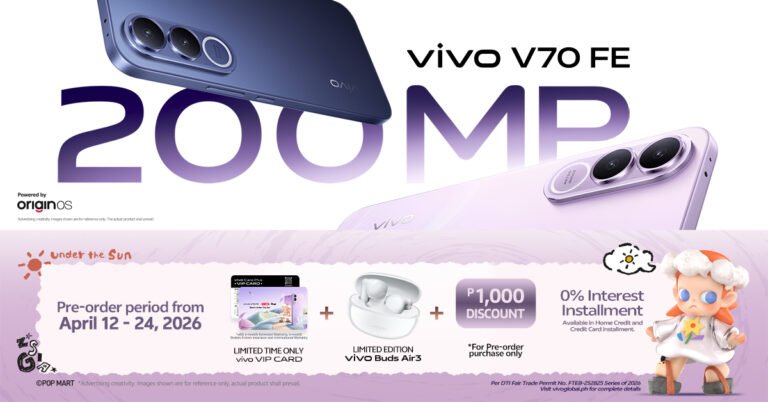 vivo V70 FE launches in PH, collabs with POP MART