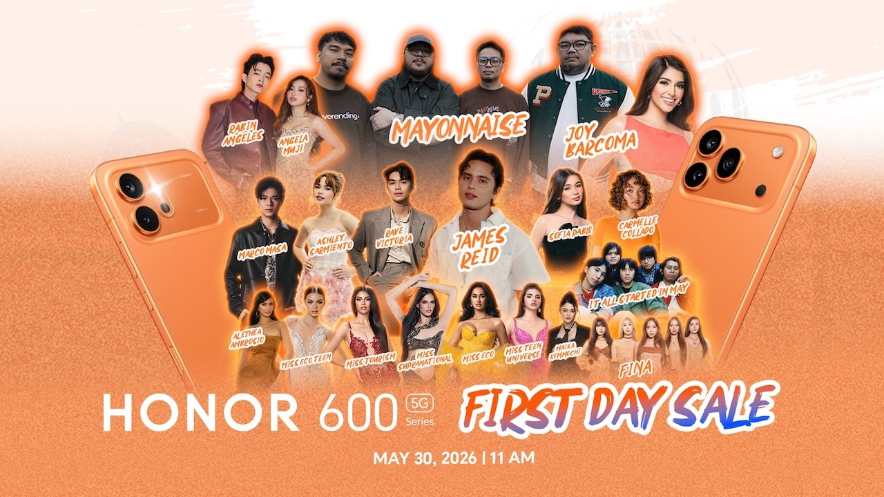 HONOR 600 First Day Sale Set for May 30 with James Reid and Mayonnaise