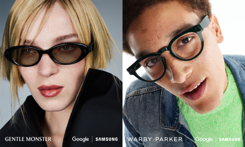 Samsung and Google Unveil Intelligent Eyewear with Gentle Monster and Warby Parker