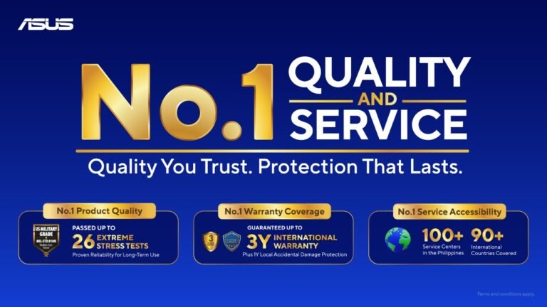 ASUS Philippines Expands Warranty and Service Benefits for 2026
