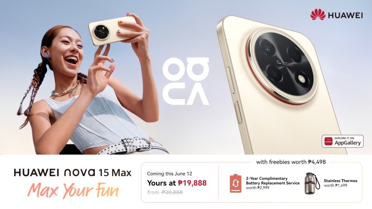 HUAWEI nova 15 Max Launches in PH with 8500mAh Battery, 6.84-inch OLED Display