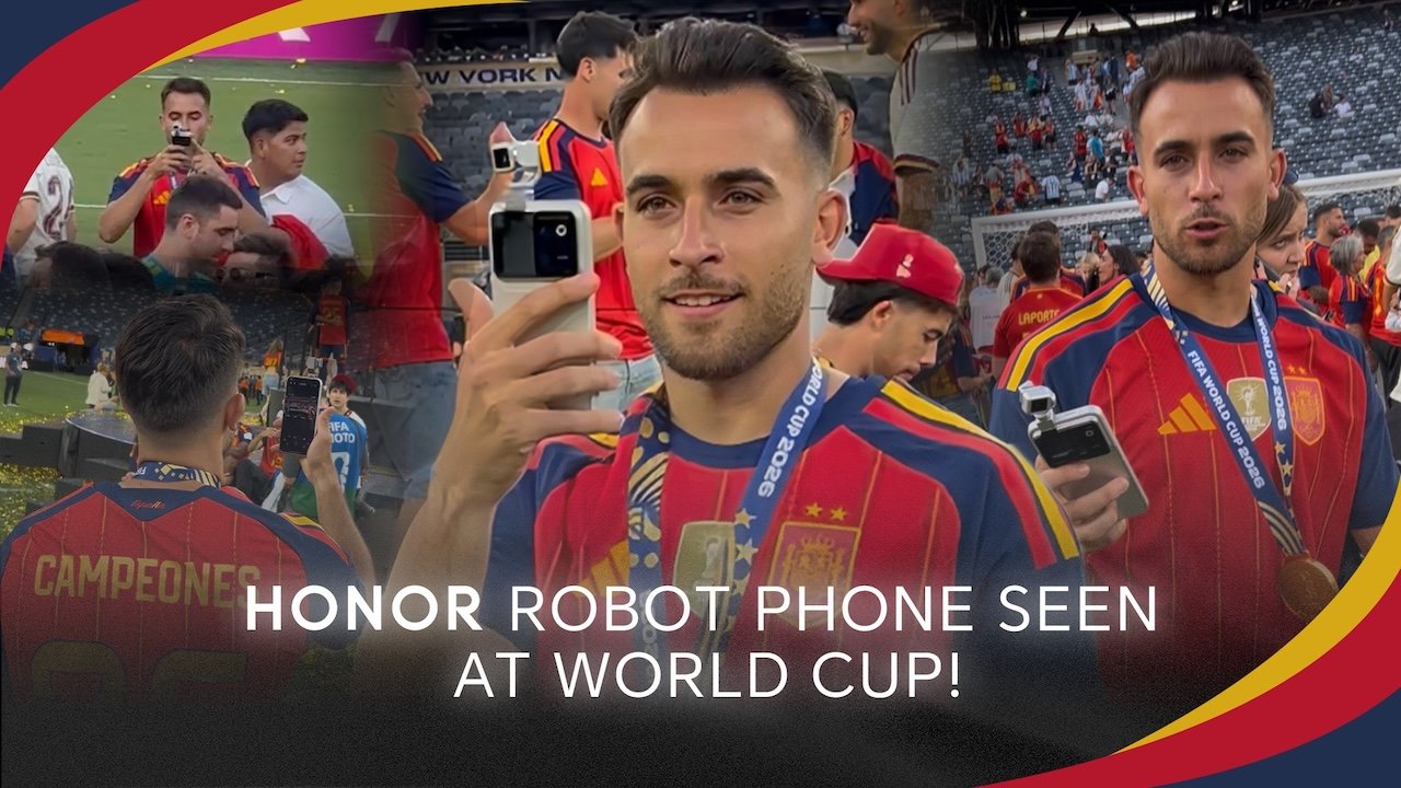 Unreleased HONOR ‘Robot Phone’ Spotted During Spain’s World Cup Celebrations