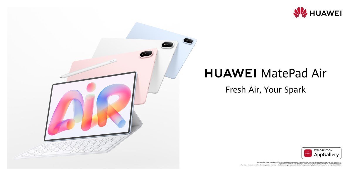 Huawei FreeClip 2 S and MatePad Air 2026 showcase