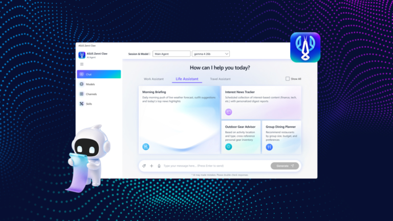 ASUS launches Zenni Claw AI assistant for supported Windows devices