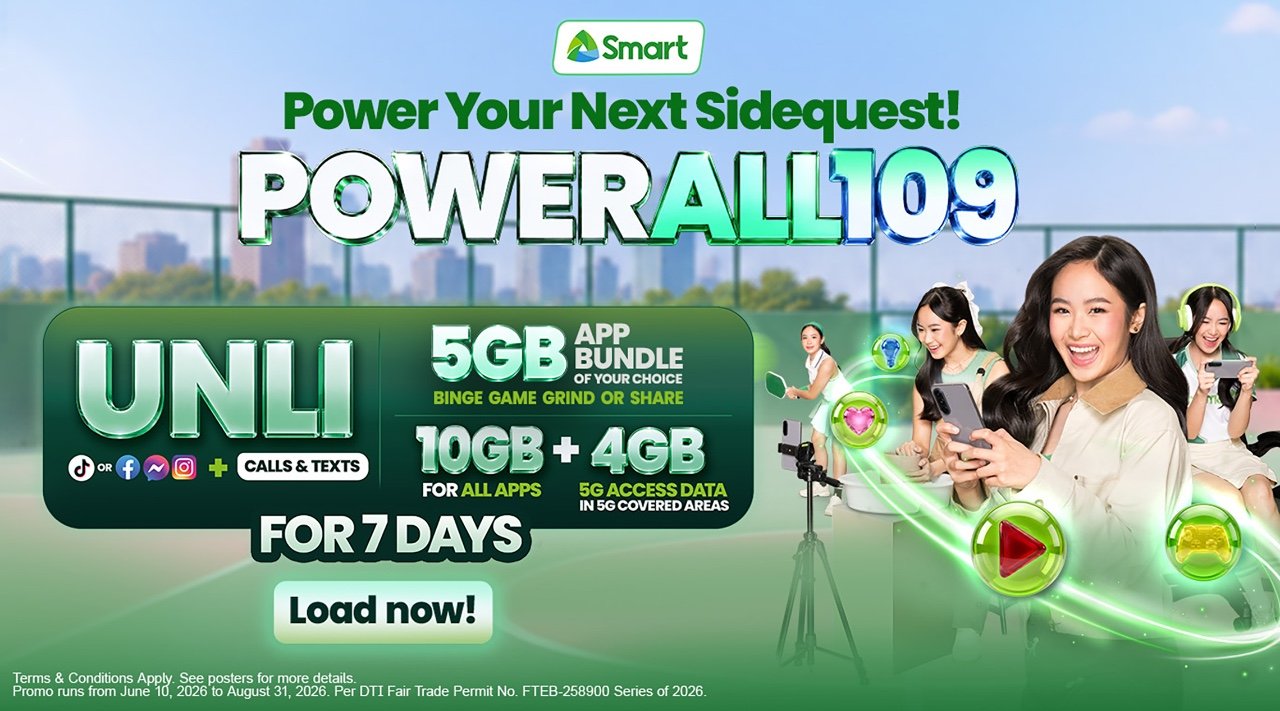 Smart Prepaid launches new Power All promos for streaming, gaming, and productivity