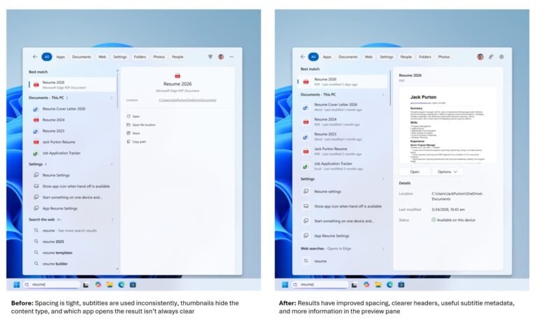 Microsoft Announces Major Windows 11 Search Overhaul: Removes Ads and Boosts Local Results
