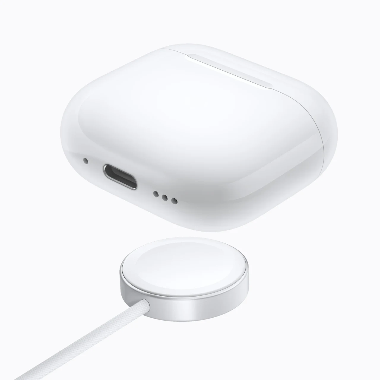 Apple AirPods 5 Wireless Charging Case with USB-C and volume swipe stem controls