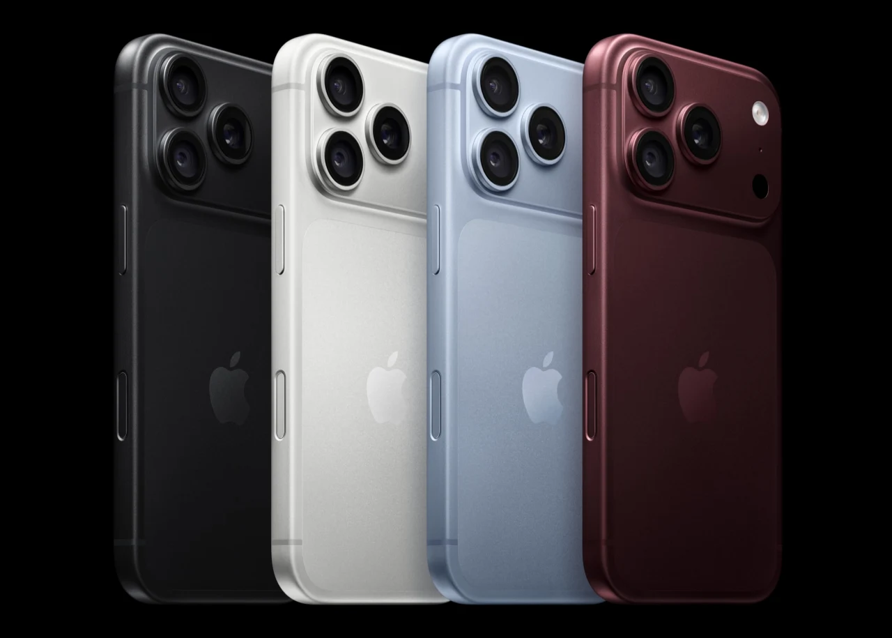 Apple iPhone 18 Pro color lineup in Black, Silver, Glacier, and all-new Burgundy Titanium finishes