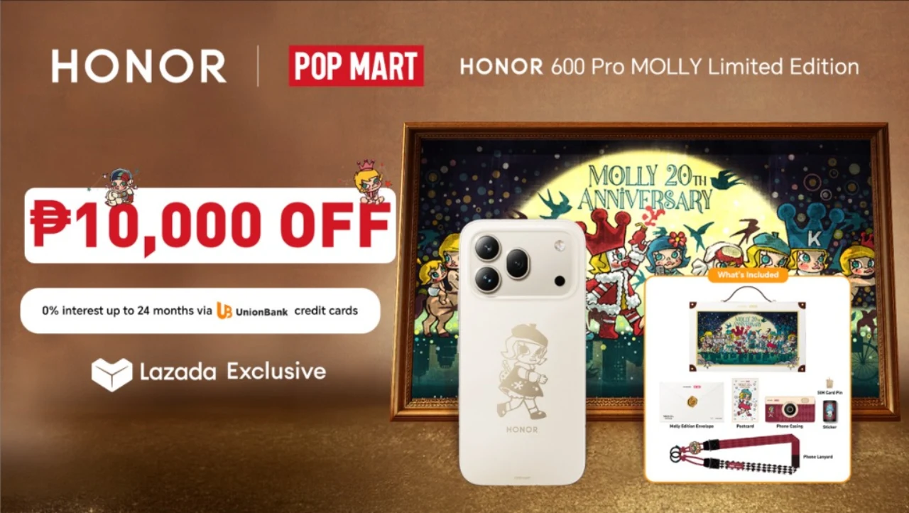 HONOR 600 Pro MOLLY Limited Edition smartphone Pop Mart collaboration with exclusive gift box set