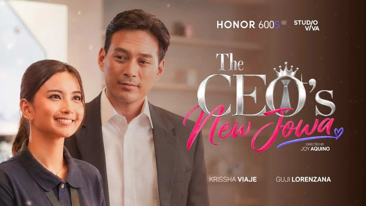 HONOR 600S 5G and Studio Viva poster for The CEO's New Jowa starring Krissha Viaje and Guji Lorenzana