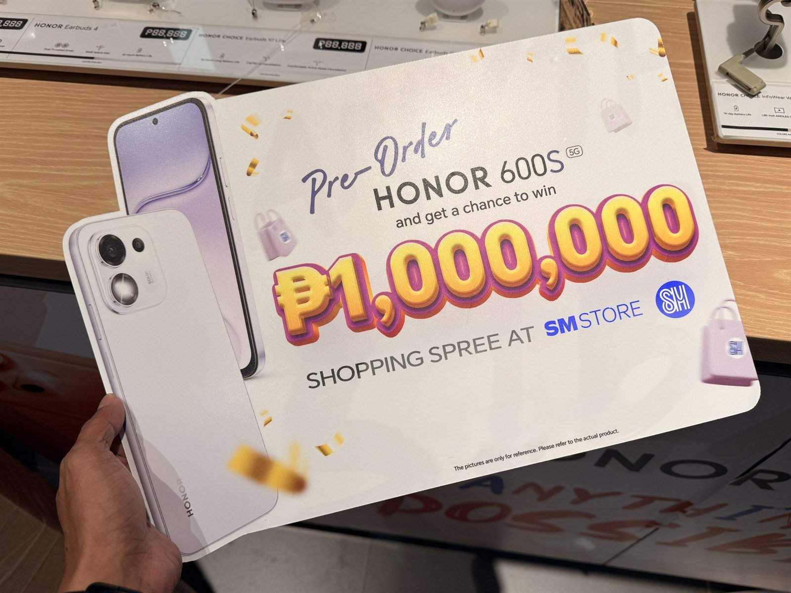 HONOR 600S Pre-Order PHP 1 Million Shopping Spree Promo at SM Store