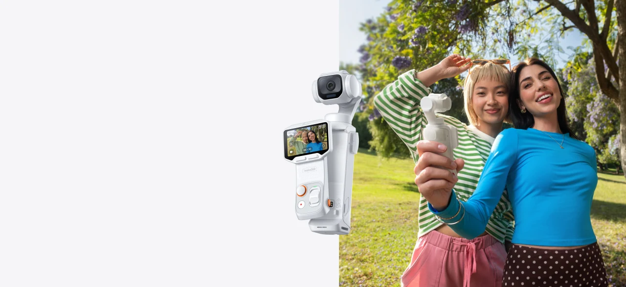 Insta360 Luna Pro Leica co-engineered 8K gimbal camera official hero banner