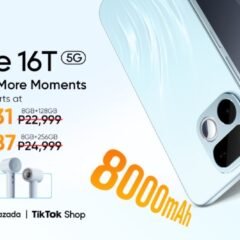 realme 16T 5G Launched in the Philippines: 8,000mAh Titan Battery, 50MP Sony IMX852 Camera, and IP69 Pro Rating
