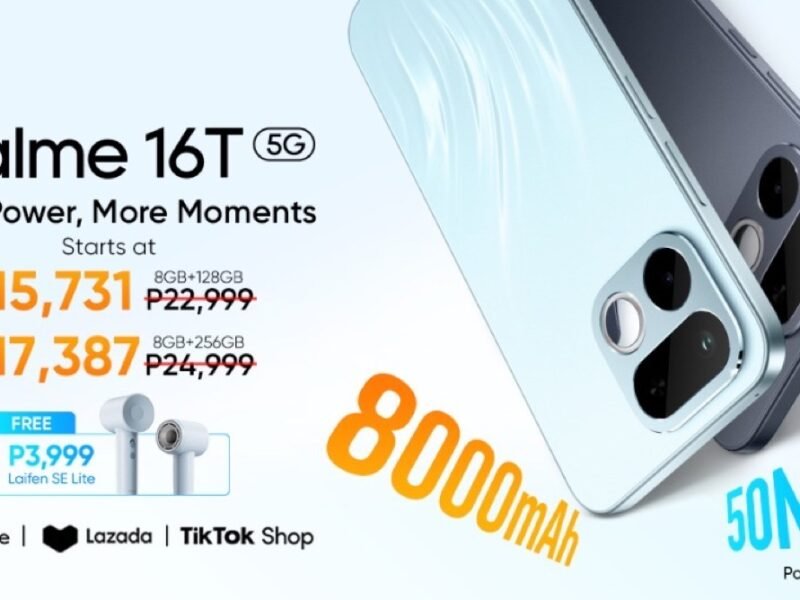 realme 16T 5G Launched in the Philippines: 8,000mAh Titan Battery, 50MP Sony IMX852 Camera, and IP69 Pro Rating