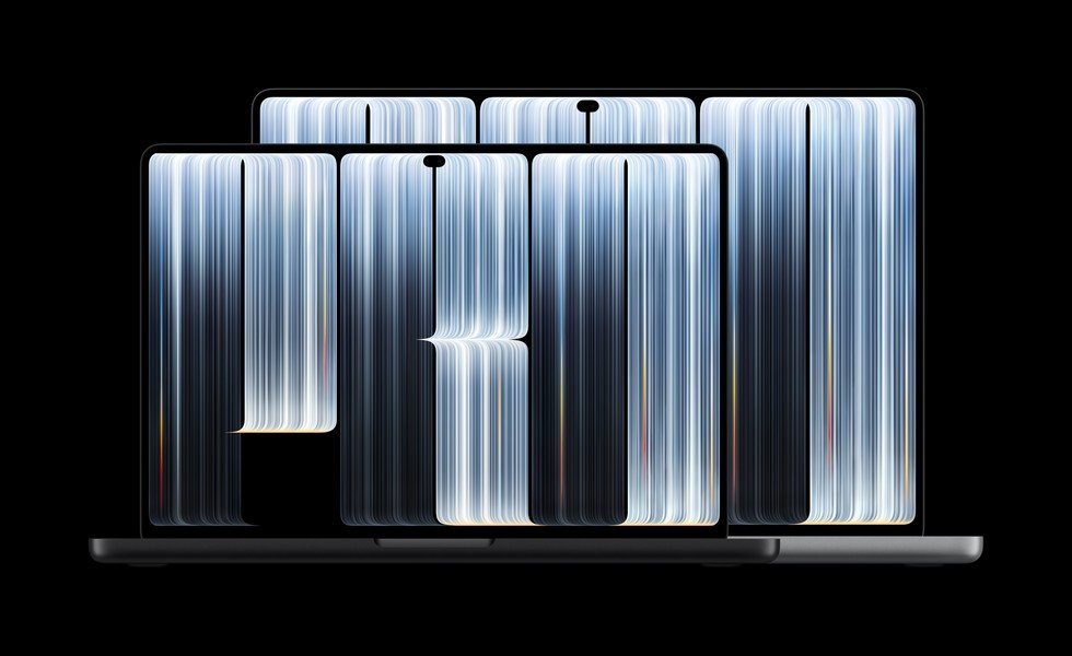 MacBook Pro with PROLED XDR Display family lineup in Space Black and Silver