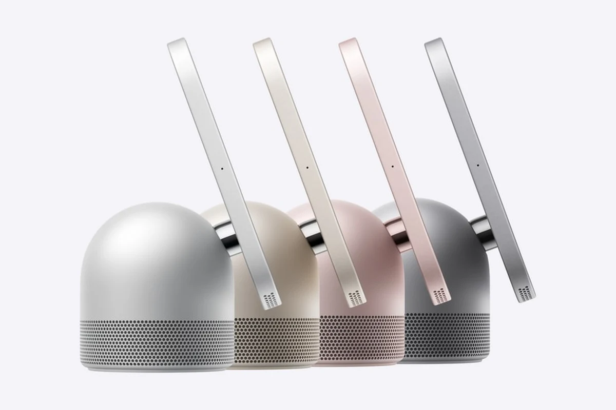 Apple HomeView color family showing four aluminum finishes