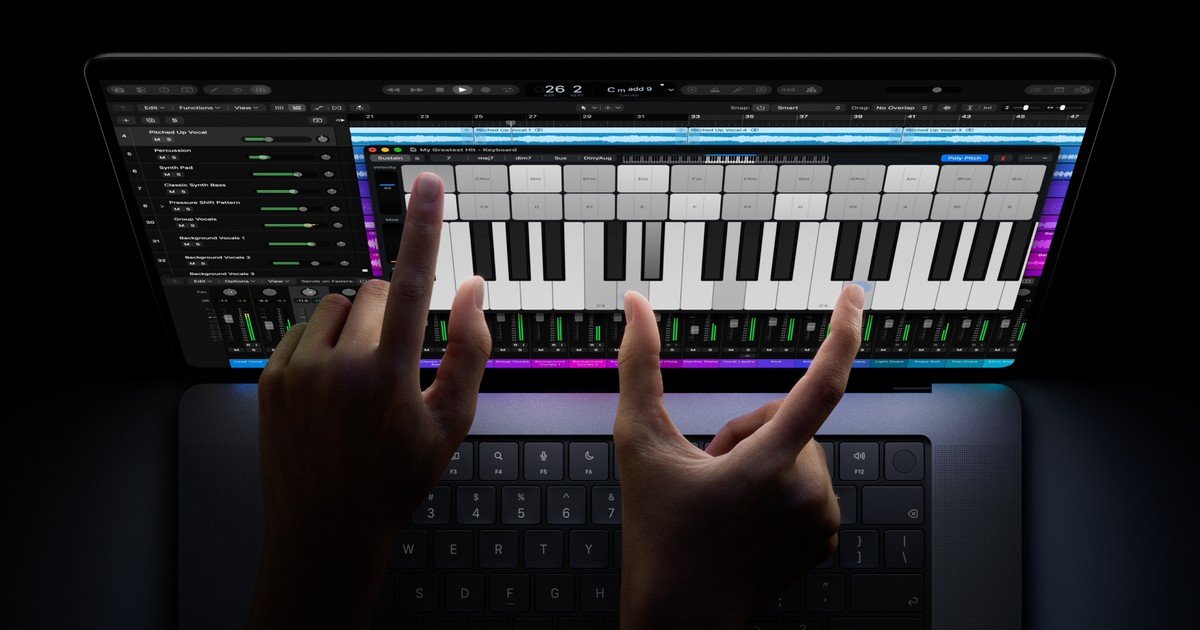 Apple MacBook Pro featuring PROLED XDR tandem OLED display and Touch interaction