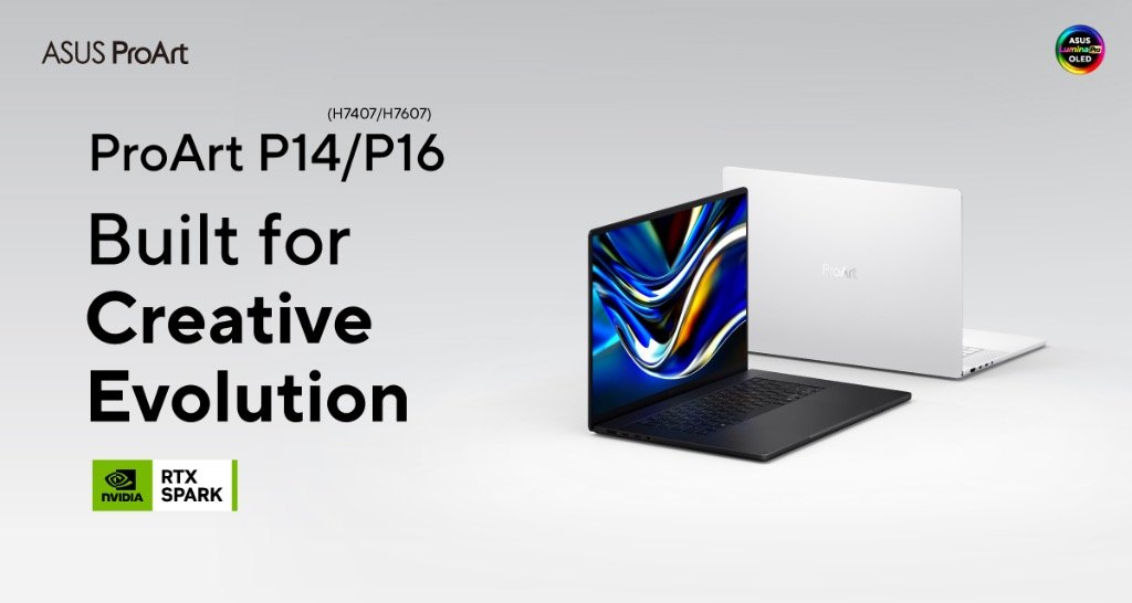 ASUS ProArt RTX Spark P14 and P16 laptops official Philippine launch graphic