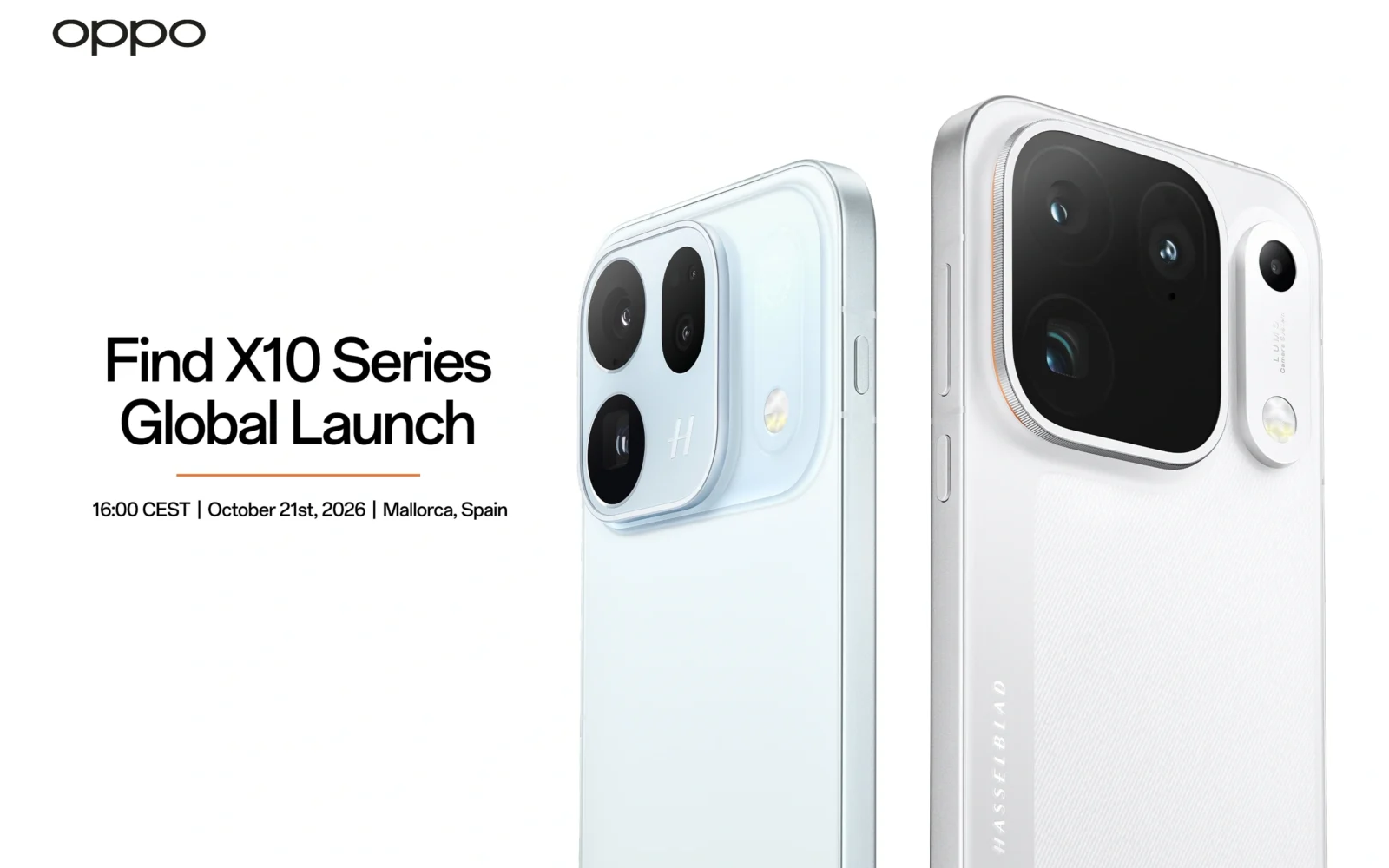OPPO Find X10 Series global launch announced with Hasselblad camera and LUMO True Image Engine
