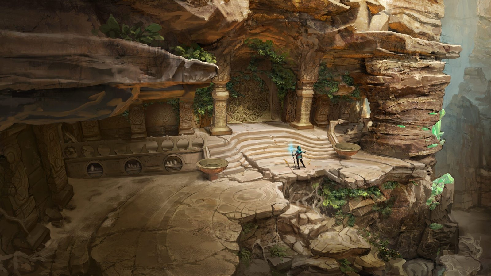 Ghost of Yotei PS5 gameplay screenshot using QSSR temporal stability