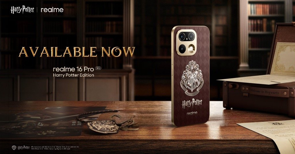realme 16 Pro 5G Harry Potter Edition limited edition smartphone in Magic Brown