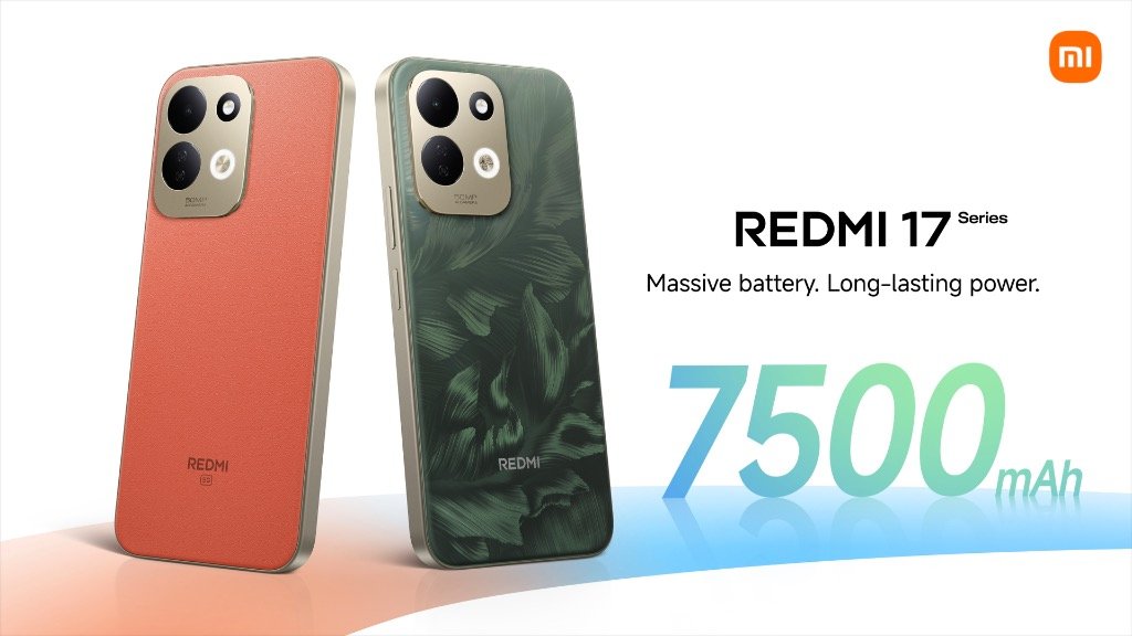 REDMI 17 Series featuring 7500mAh battery and 6.9-inch display official Philippine launch poster
